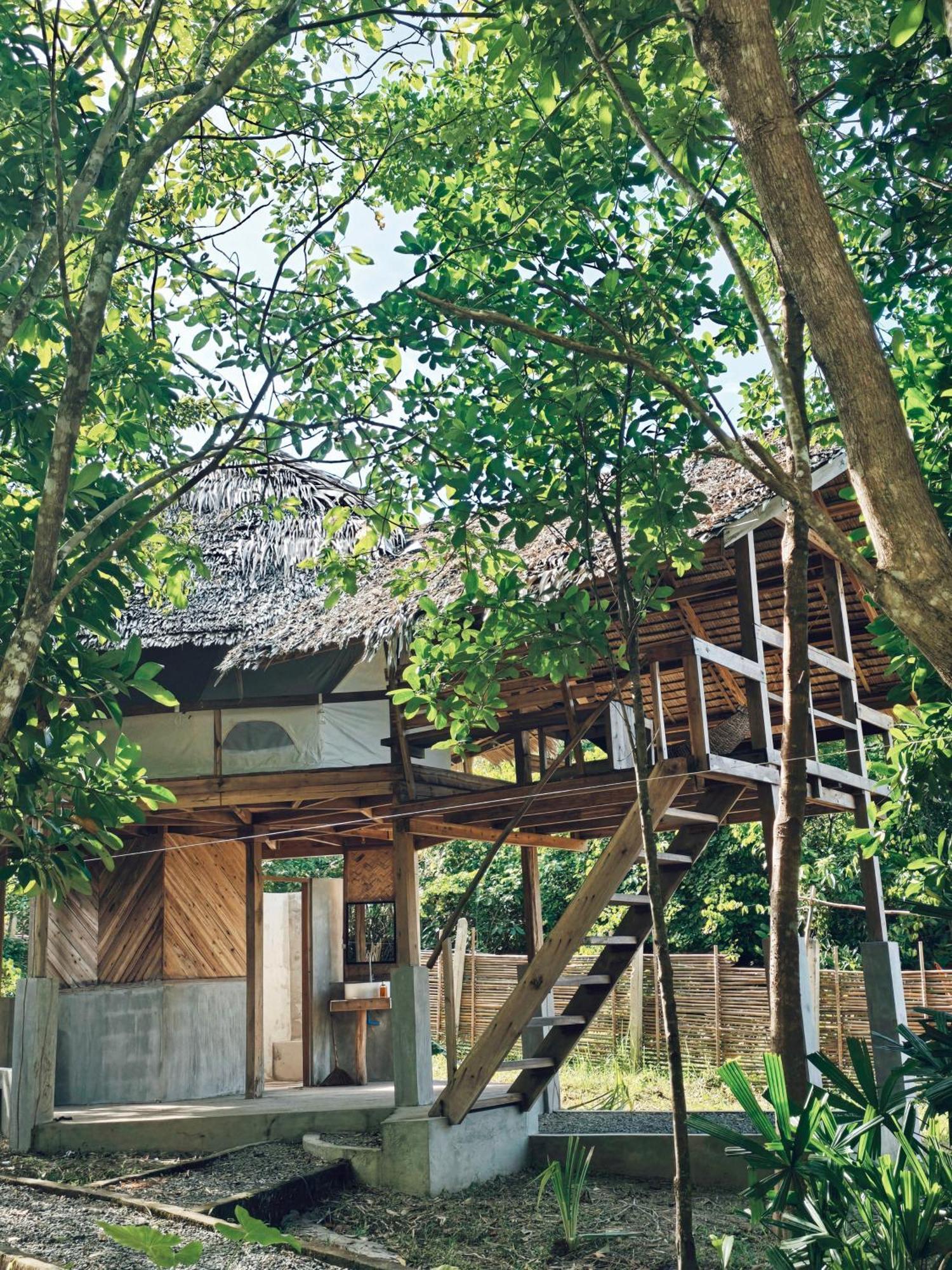 Cabanas De Nacpan Camping Resort Ель-Нідо Екстер'єр фото